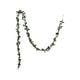 Flocked Foam Ball Garland, Green