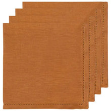Amber Linen Hemstitch Napkin - Greenhouse Home