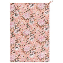 Blossom Block Print Tea Towel - Greenhouse Home