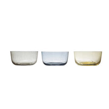 Bubble Glass Bowl, 3 Assorted Colors - Greenhouse Home