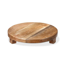 Footed Round Serve Board Small, Natural, [product_price]- Greenhouse Home