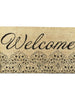 Welcome Fan Coir Mat - Greenhouse Home