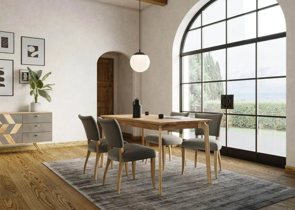 Kenzo Dining Table, Natural - Greenhouse Home