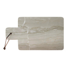 Marble Cheese Board with Leather Tie and Handle - Greenhouse Home