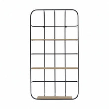 Metal Wall Shelf with 3 Wood Shelves - Greenhouse Home