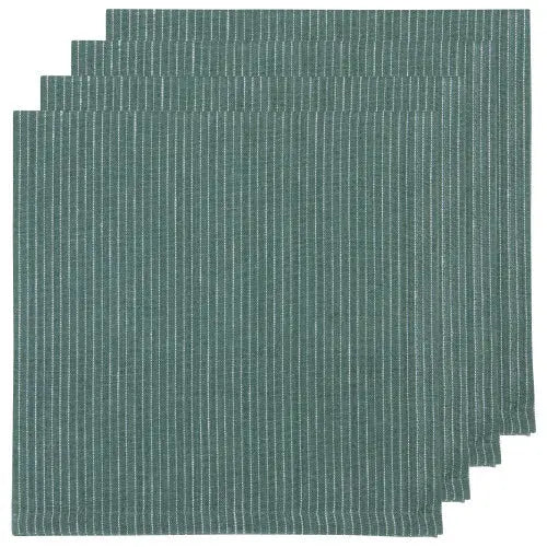 Pinstripe Linen Napkins - Greenhouse Home