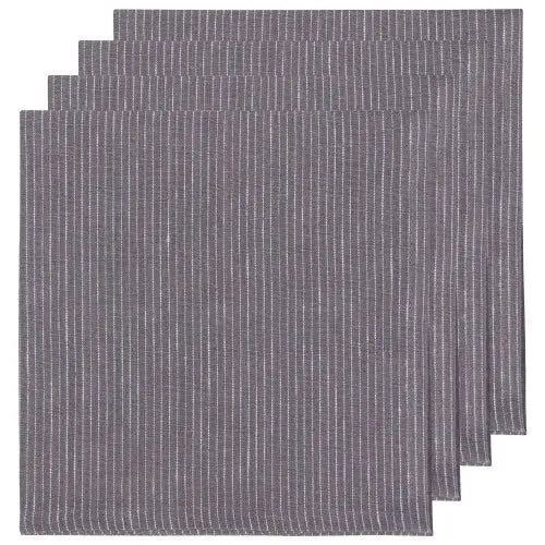 Pinstripe Linen Napkins - Greenhouse Home