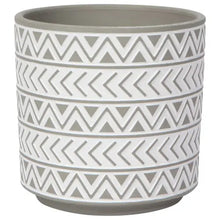 Spark Plant Pot, Gray + White - Greenhouse Home