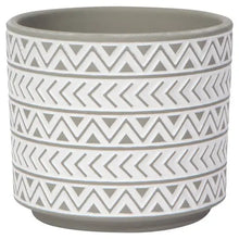 Spark Plant Pot, Gray + White - Greenhouse Home
