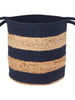 Tier Midnight Jute Basket - Greenhouse Home