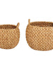 Woven Water Hyacinth Baskets - Greenhouse Home