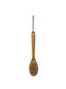 Wood Bath Brush with Leather Tie - Greenhouse Home