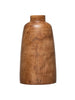 Paulownia Wood Vase, Walnut Stained Finish - Greenhouse Home