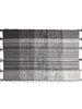 Tassel Plaid Rug, Black - Greenhouse Home